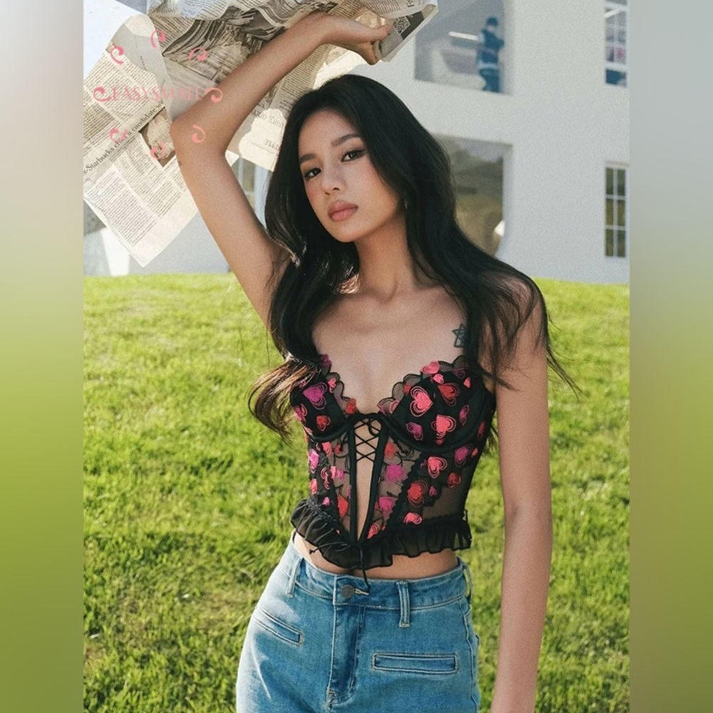 NWT For Love And Lemons Love Potion Bustier Corset Top